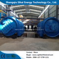 Waste tire recycling to fuel oil pyrolysis plant